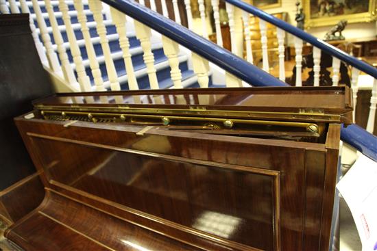 A Bechstein rosewood cased upright piano, c.1909, W.4ft 10in.
